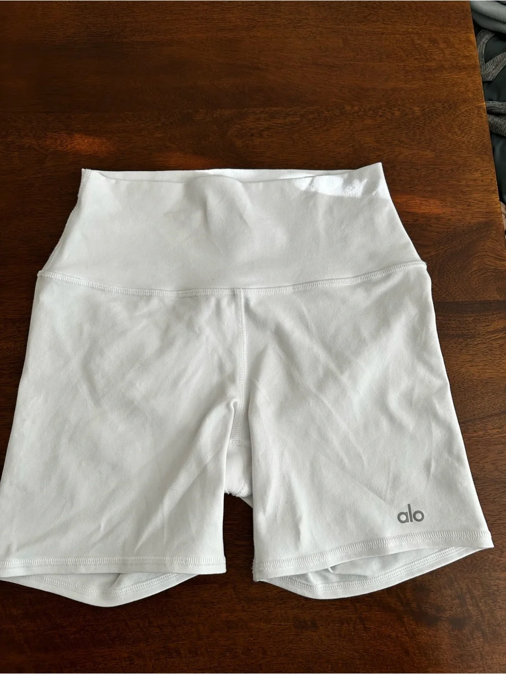 ALO Yoga Women's White Athletic Shorts